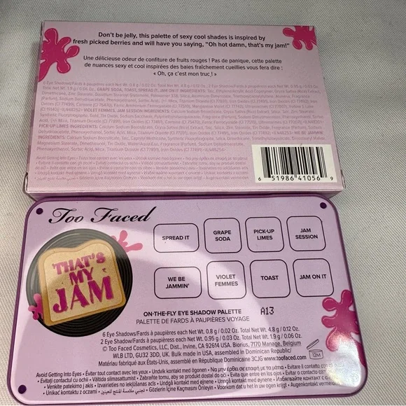 Too Faced That’s My Jam eyeshadow palette - Picture 3 of 3
